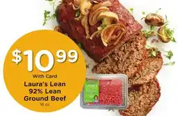 Ralphs Laura's Lean 92% Lean Ground Beef offer