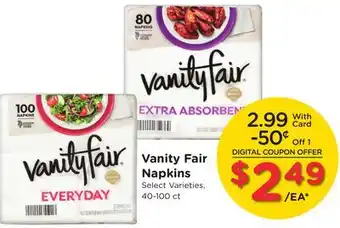 Ralphs Vanity Fair Napkins offer