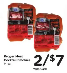 Ralphs Kroger Meat Cocktail Smokies offer
