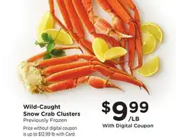 Ralphs Wild-Caught Snow Crab Clusters offer