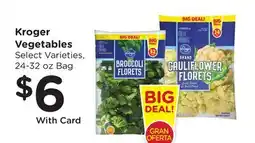 Ralphs Kroger Vegetables offer