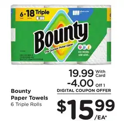 Ralphs Bounty Paper Towels offer