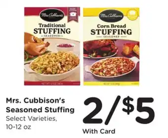 Ralphs Mrs. Cubbison's Seasoned Stuffing offer