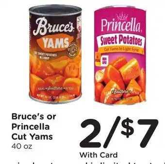 Ralphs Bruce's or Princella Cut Yams offer