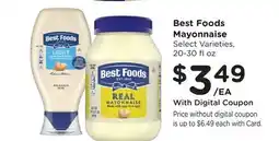 Ralphs Best Foods Mayonnaise offer