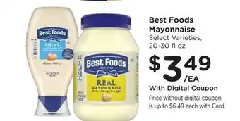 Ralphs Best Foods Mayonnaise offer