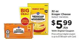 Ralphs Kroger Cheese offer