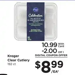 Ralphs Kroger Clear Cutlery offer