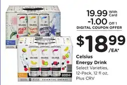 Ralphs Celsius Energy Drink offer