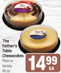 Tony’s Fresh Market Father's Table Cheesecakes offer