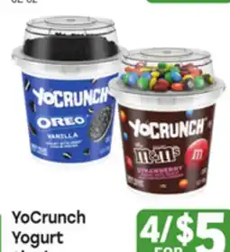 Tony’s Fresh Market YoCrunch Yogurt offer
