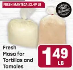 Tony’s Fresh Market Fresh Masa for Tortillas and Tamales offer