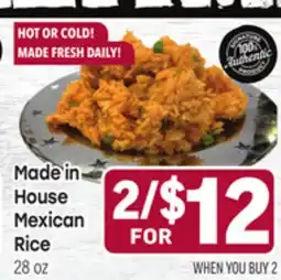Tony’s Fresh Market Made in House Mexican Rice offer
