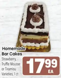 Tony’s Fresh Market Homemade Bar Cakes offer
