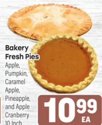 Tony’s Fresh Market Bakery Fresh Pies offer