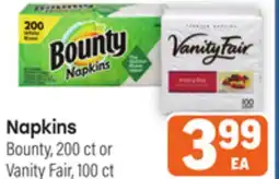 Tony’s Fresh Market Napkins offer