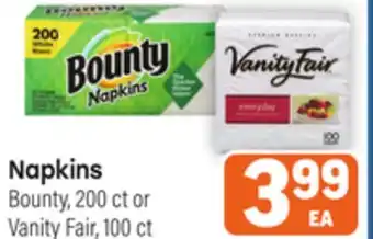 Tony’s Fresh Market Napkins offer