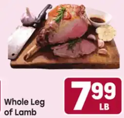 Tony’s Fresh Market Whole Leg of Lamb offer