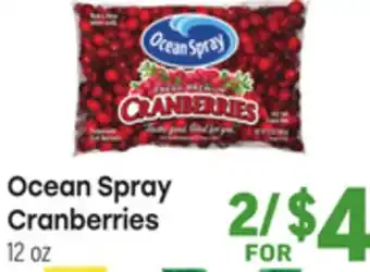 Tony’s Fresh Market Ocean Spray Cranberries offer
