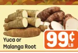Tony’s Fresh Market Yuca or Malanga Root offer