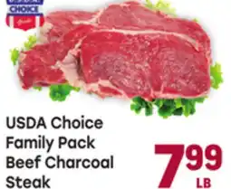 Tony’s Fresh Market USDA Choice Family Pack Beef Charcoal Steak offer
