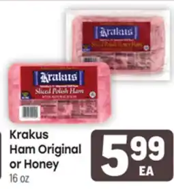 Tony’s Fresh Market Krakus Ham Original or Honey offer