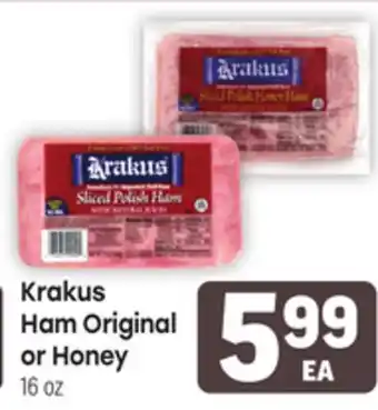 Tony’s Fresh Market Krakus Ham Original or Honey offer