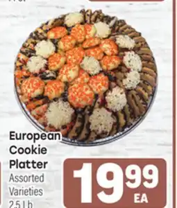 Tony’s Fresh Market European Cookie Platter offer