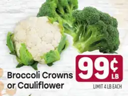 Tony’s Fresh Market Broccoli Crowns or Cauliflower offer