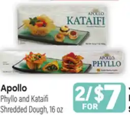 Tony’s Fresh Market Apollo Phyllo and Kataifi Shredded Dough offer