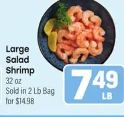 Tony’s Fresh Market Large Salad Shrimp offer