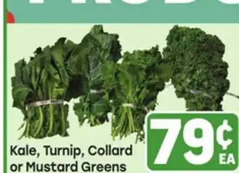 Tony’s Fresh Market Kale, Turnip, Collard or Mustard Greens offer