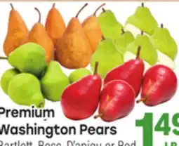 Tony’s Fresh Market Premium Washington Pears Bartlett, Bosc, D'anjou or Red offer
