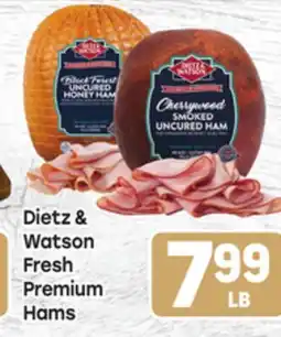 Tony’s Fresh Market Dietz & Watson Fresh Premuim Hams offer