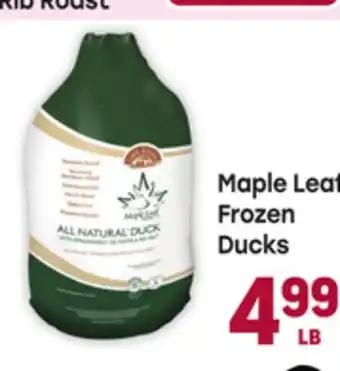 Tony’s Fresh Market Maple Leaf Frozen Ducks offer