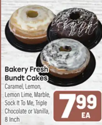 Tony’s Fresh Market Bakery Fresh Bundt Cakes offer