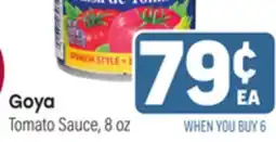 Tony’s Fresh Market Goya Tomato Sauce offer