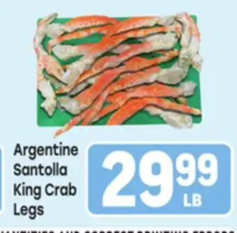 Tony’s Fresh Market Argentine Santolla King Crab Legs offer