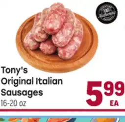 Tony’s Fresh Market Tony's Original Italian Sausages offer