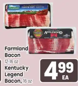 Tony’s Fresh Market Farmland Bacon, 12-16 oz or Kentucky Legend Bacon, 16oz offer