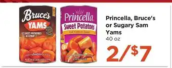Food 4 Less Princella, Bruce's or Sugary Sam Yams offer