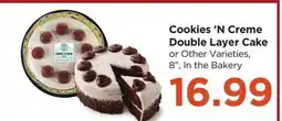 Food 4 Less Cookies 'N Creme Double Layer Cake offer