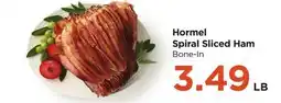 Food 4 Less Hormel Spiral Sliced Ham offer