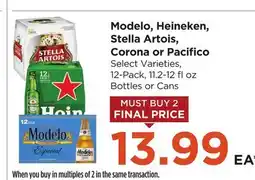 Food 4 Less Modelo, Heineken, Stella Artois, Corona or Pacifico offer