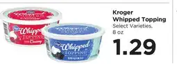 Food 4 Less Kroger Whipped Topping offer