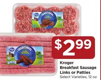 Food 4 Less Kroger Breakfast Sausage Links or Patties offer