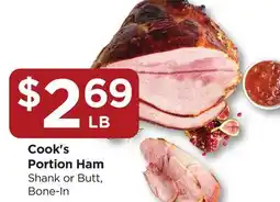 Food 4 Less Cook's Portion Ham offer