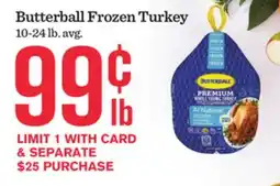 Mariano's Butterball Frozen Turkey offer