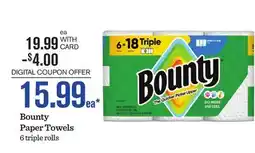 Mariano's Bounty Paper Towels offer