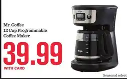 Mariano's Mr. Coffee 12 Cup Programmable Coffee Maker offer